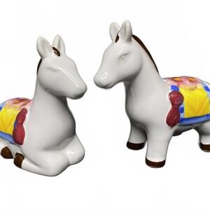 Opalhouse Donkey Burro Salt and Pepper Shaker Set Target EUC